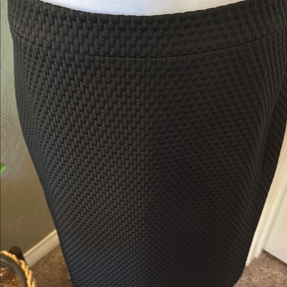 J. Crew Textured Black Pencil Skirt - Picture 2 of 7